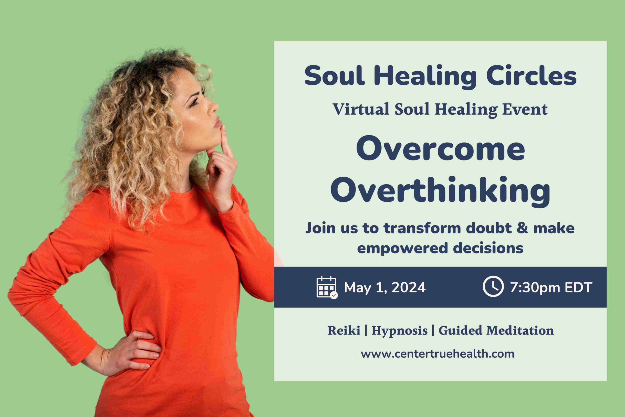 Virtual Soul Healing Circle to Overcome Overthinking & Make Decisions